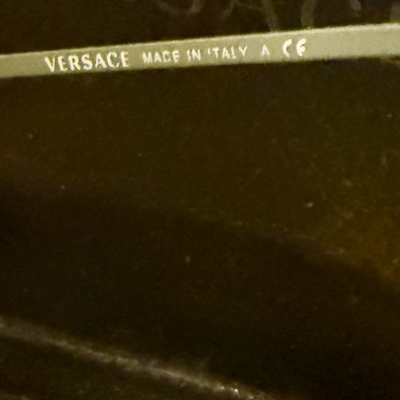 VERSACE Olive Green Studded Aviator Sunglasses - Picture 9 of 11